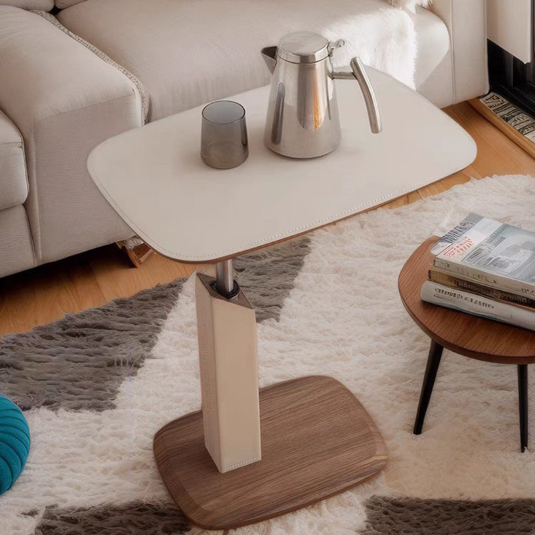 HOMERO Modern Adjustable Height Movable Bedside Table