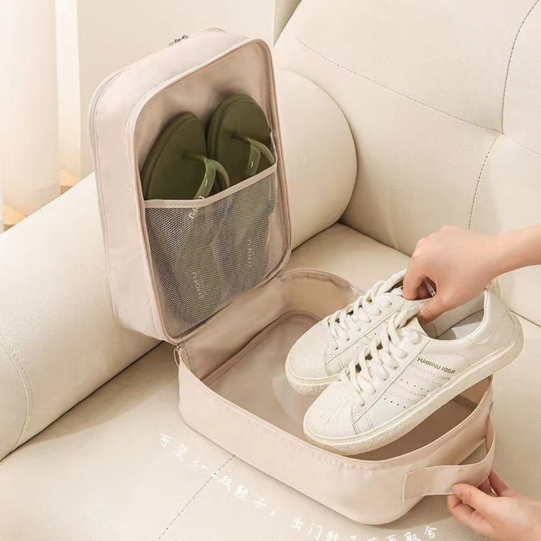 Homero Three Layer Compact Design Waterproof Foldable Travel Shoe Organizer