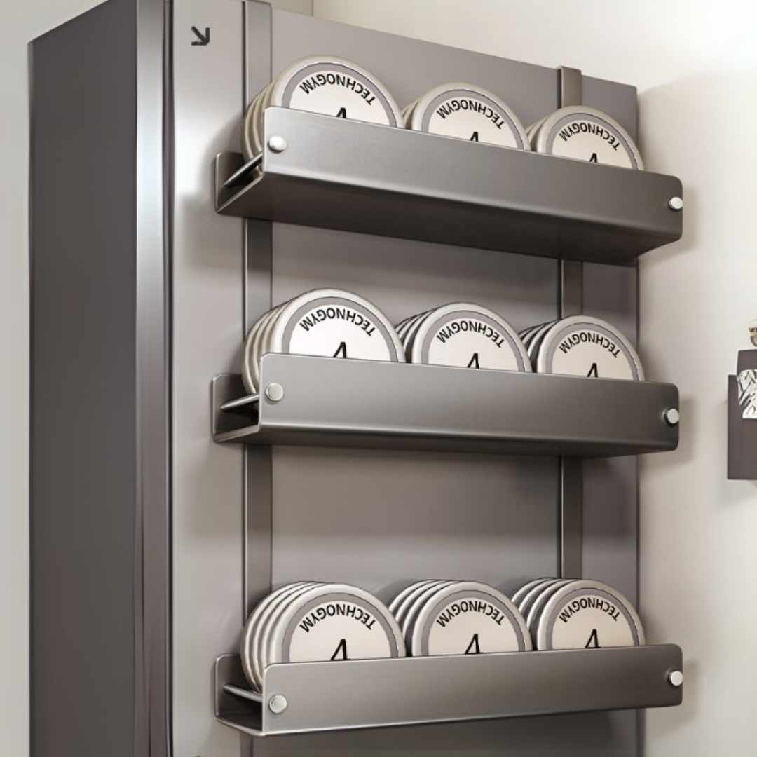 Multi-Layer Carbon Steel Refrigerator Side Storage Rack