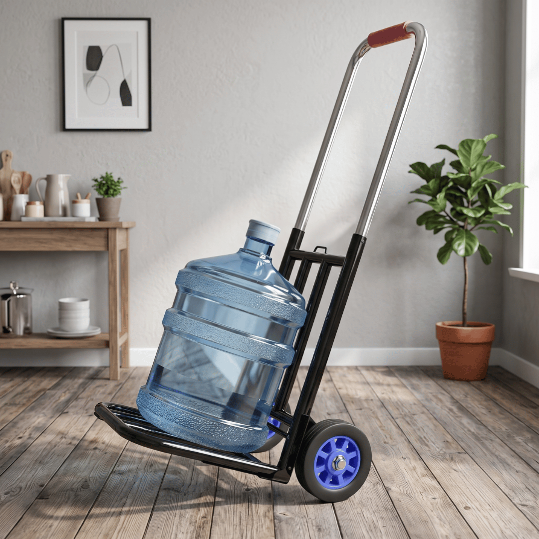 Heavy Duty Foldable Stair Climbing Hand Truck Trolley with Adjustable Handle