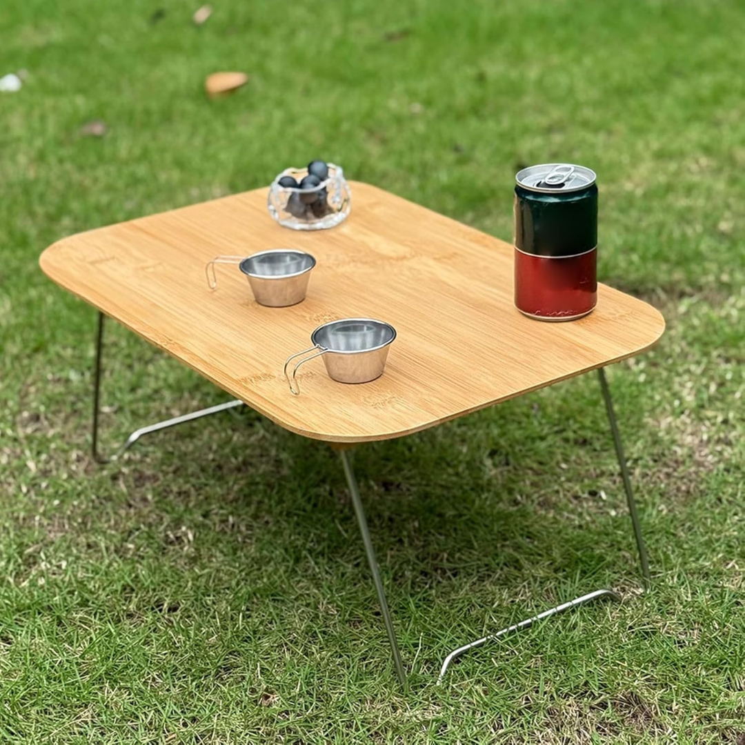 Multipurpose Folding Wooden Camping Table