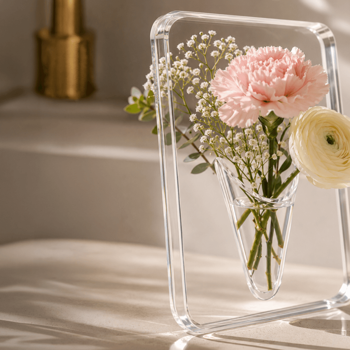 Decorative Modern Vase Floral Arranger for Home and Office Decor