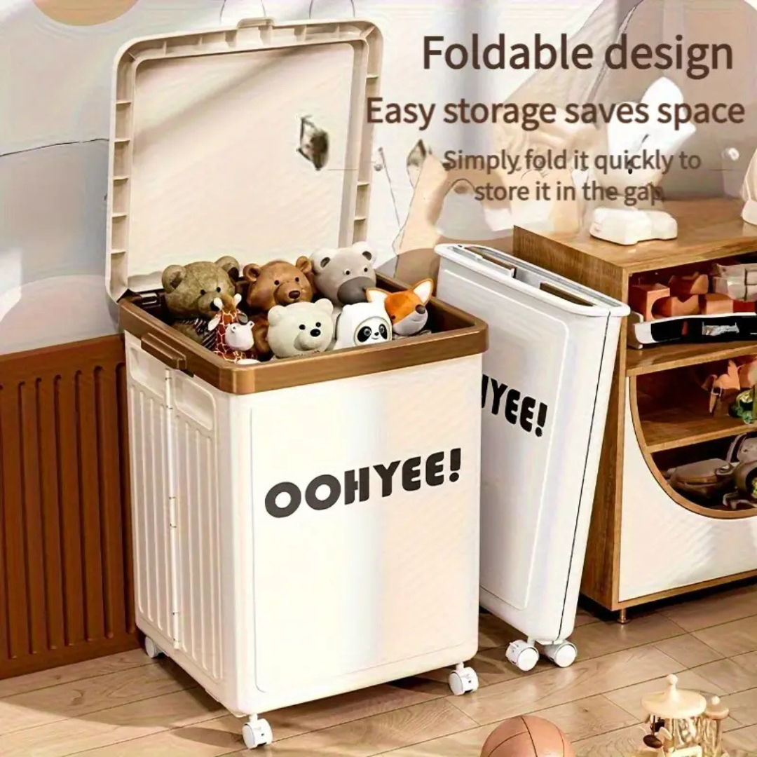 HOMERO Multi-Purpose Large Capacity Flip-Top Design Storage Box