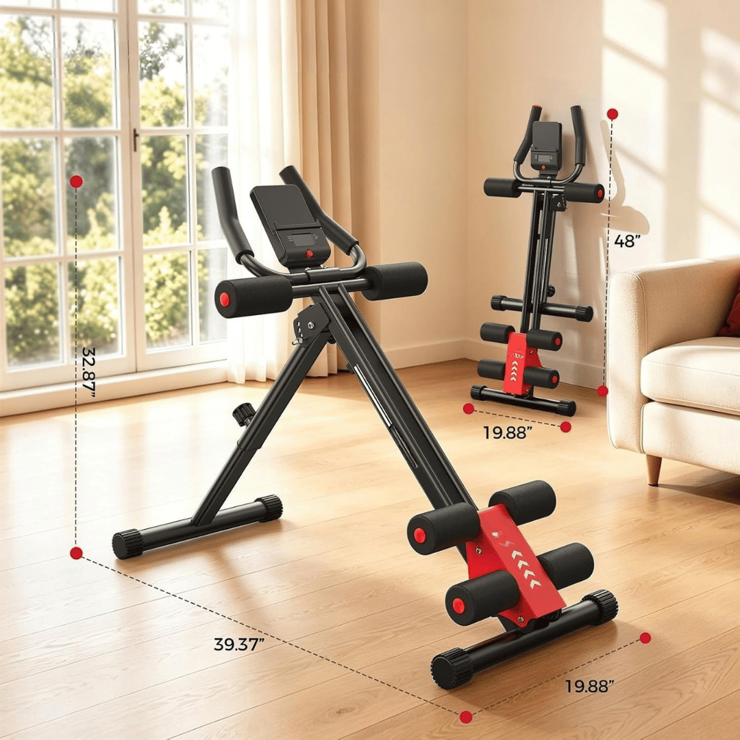 Home Gym Ab Workout Machine With Adjustable Seat