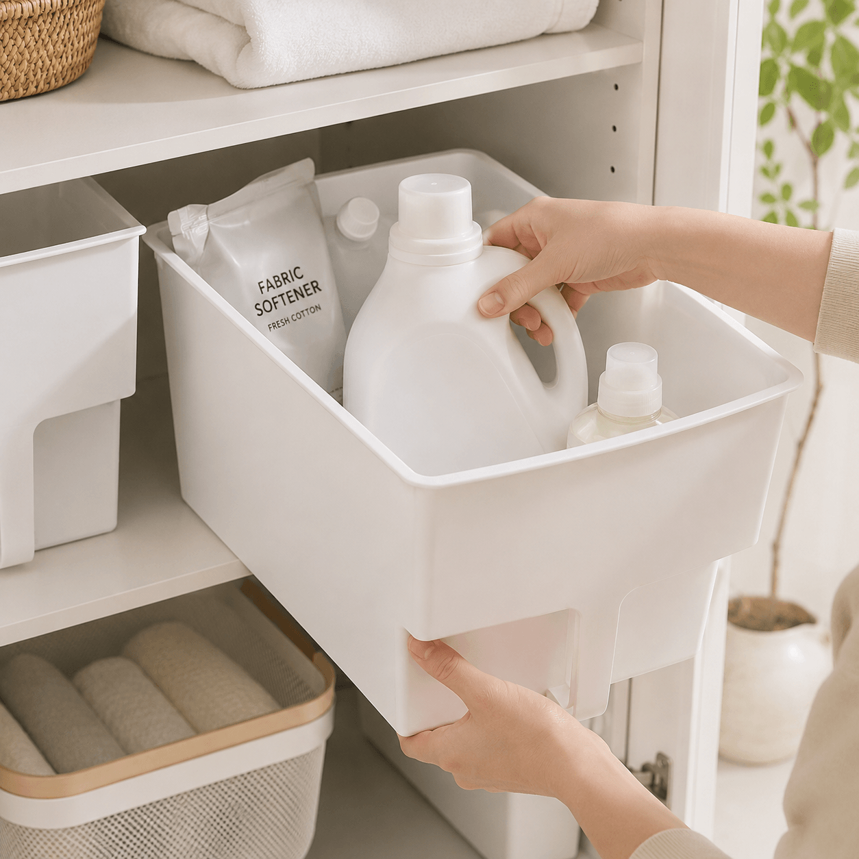 Homero Multi-Purpose Stackable Storage Box with Handle