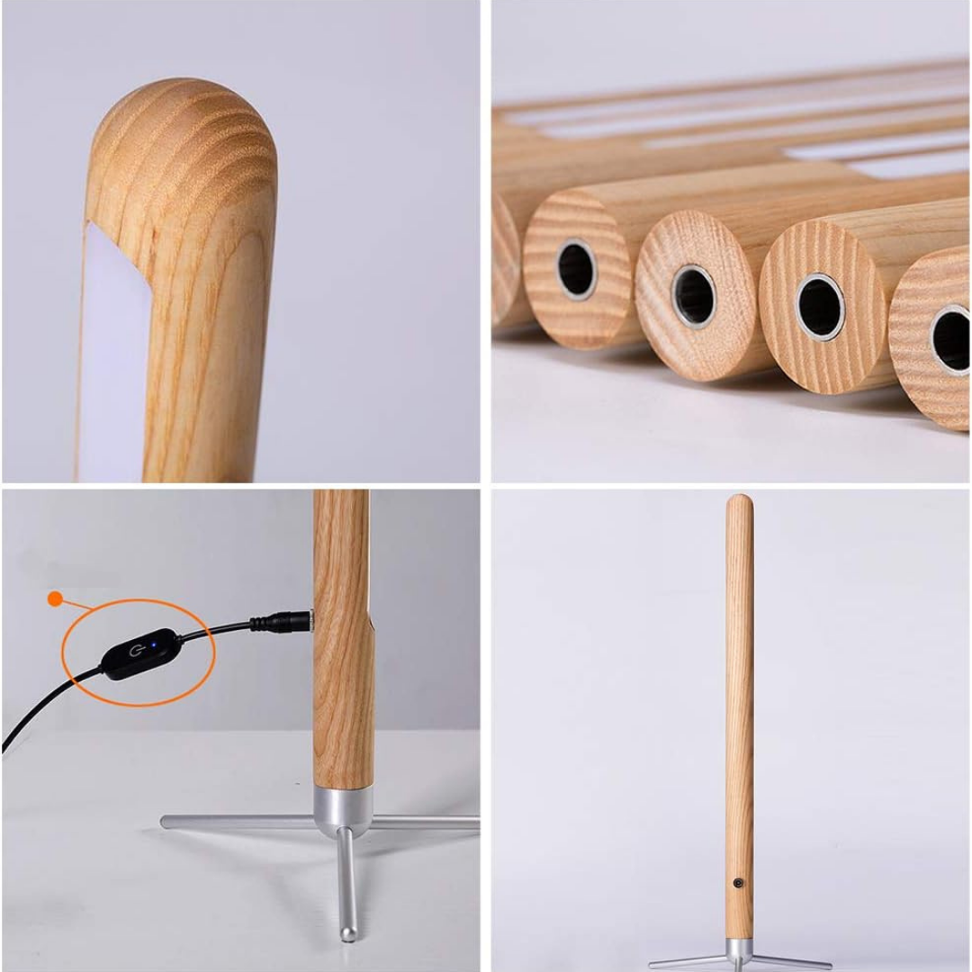 HOMERO Elegant LED Floor Remote Control Standing Dimmable Light