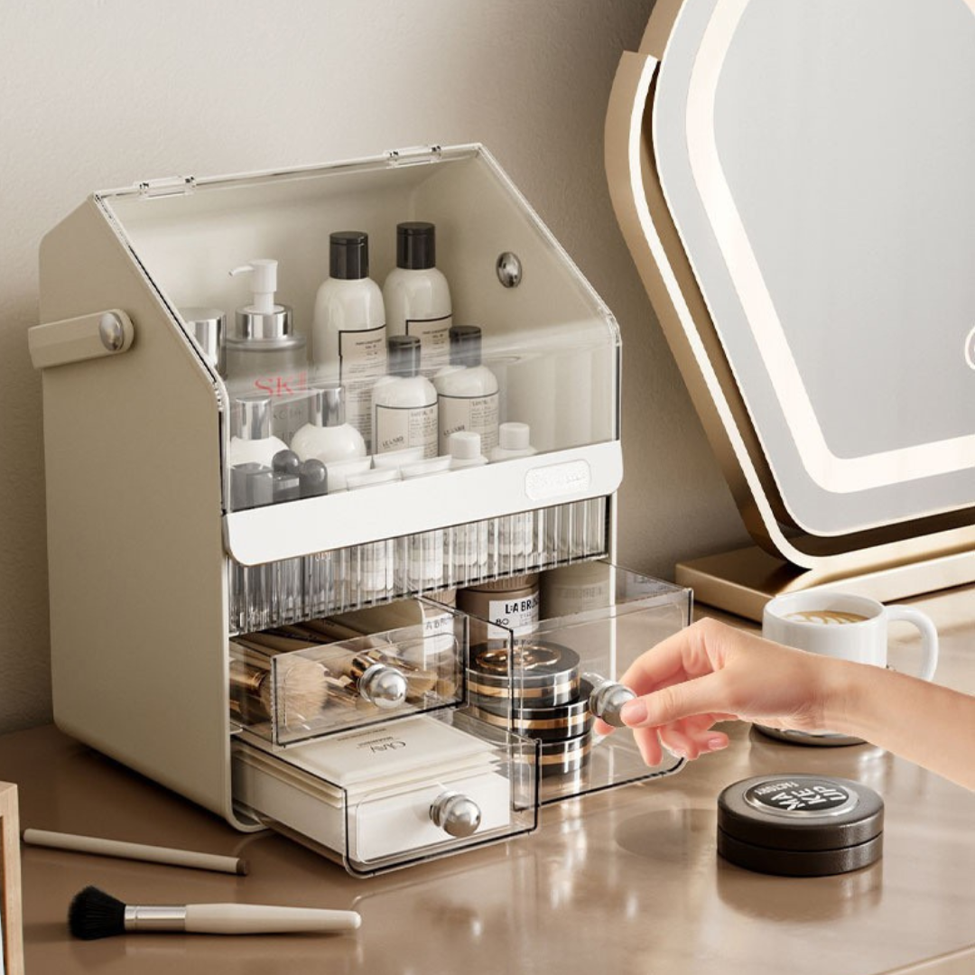 Multifunction Cosmetic Organizer with Drawers