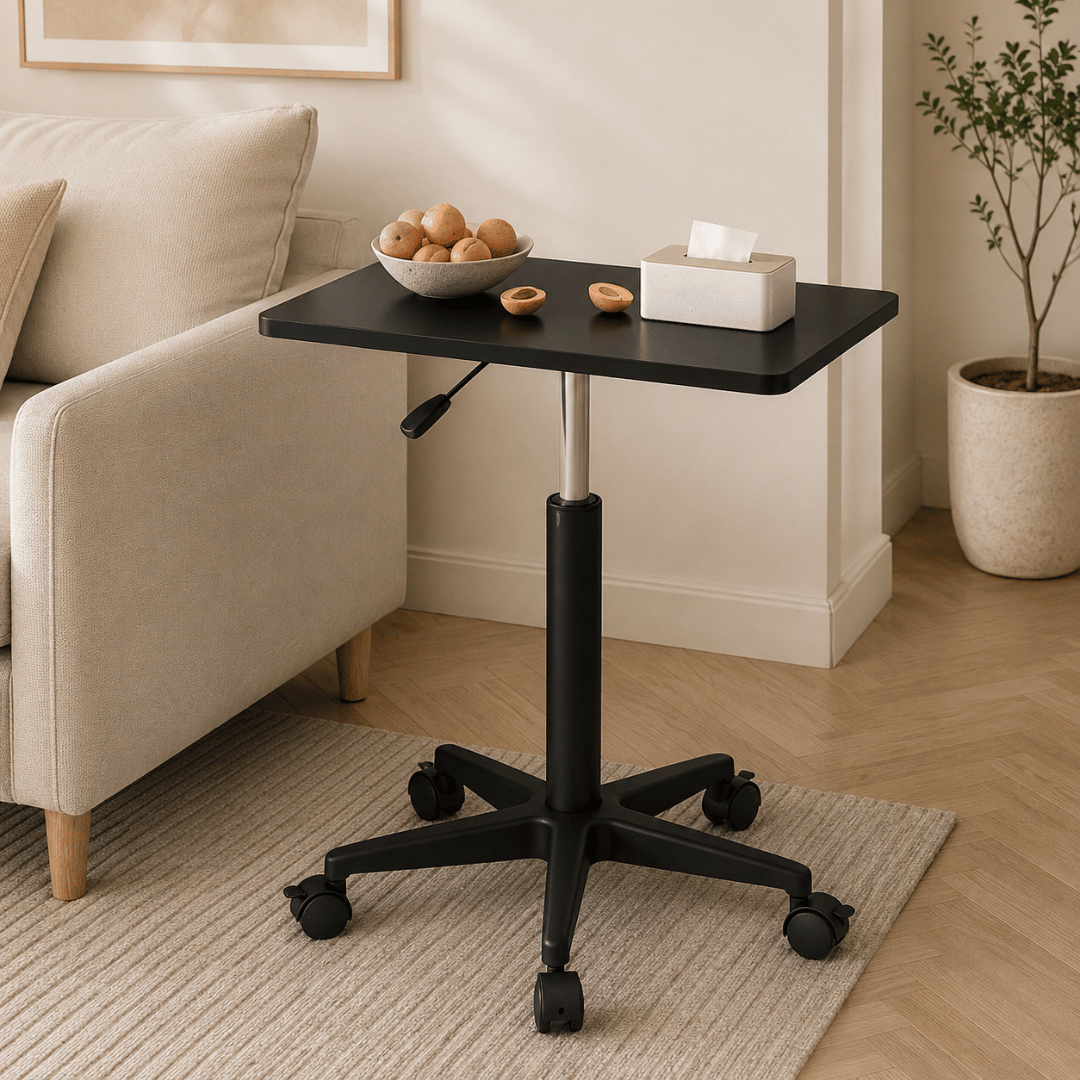 Multi-Purpose Height Adjustable Rolling Table