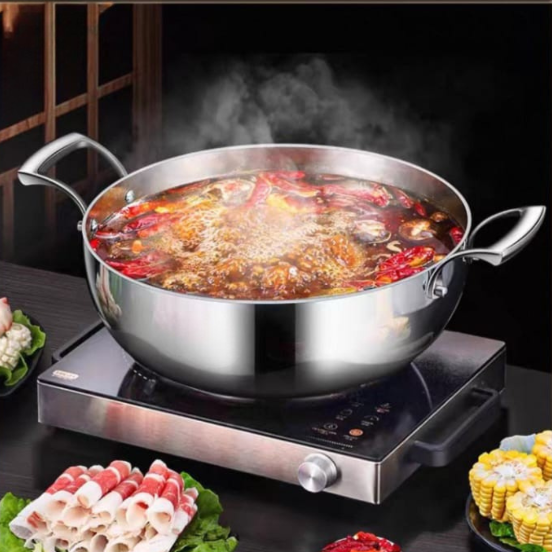 Premium 316L Stainless Steel Soup Pot - 3.5L