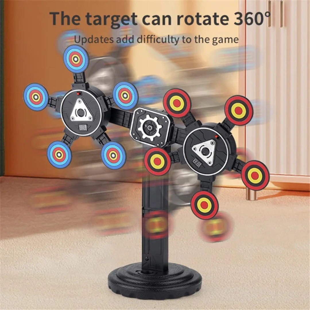 360° Electric Rotating Shooting Target with Electronic Scoring & Auto Reset