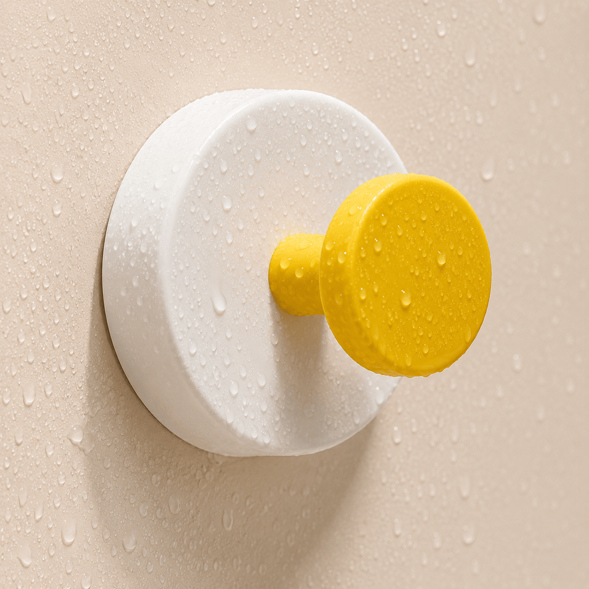 Homero Strong Grip Adhesive-Free Multicolor Suction Hook Cup