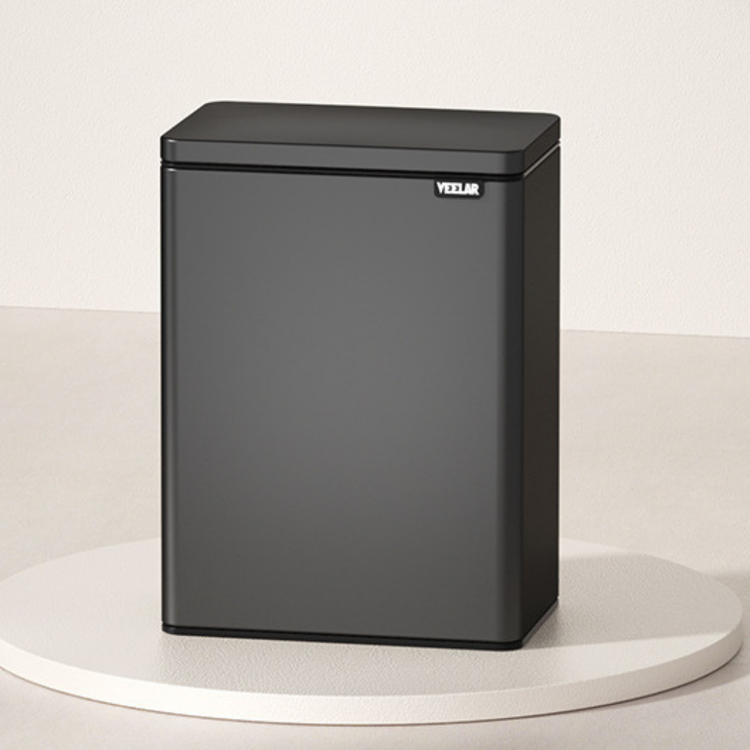 HOMERO Slim One-Press Lid System Dual Bucket Dustbin - 7L Size