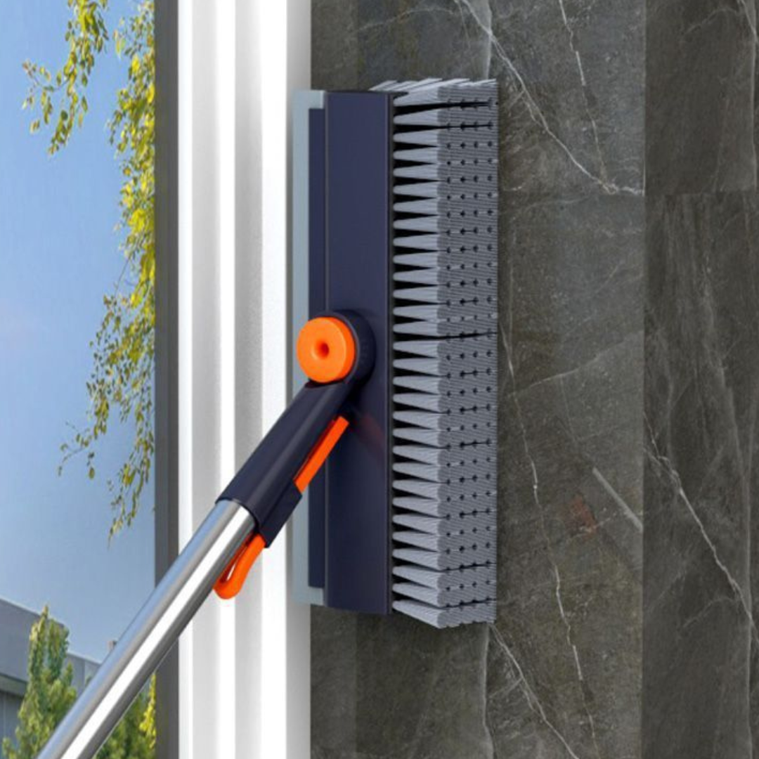 3 in 1 Floor Scrub Brush with Adjustable Long Handle