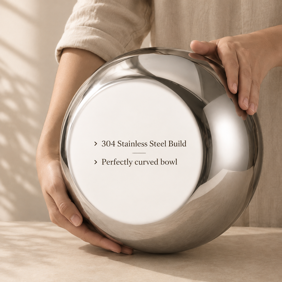 Homero Large-Capacity Stainless Steel Mixing Bowl with Lid