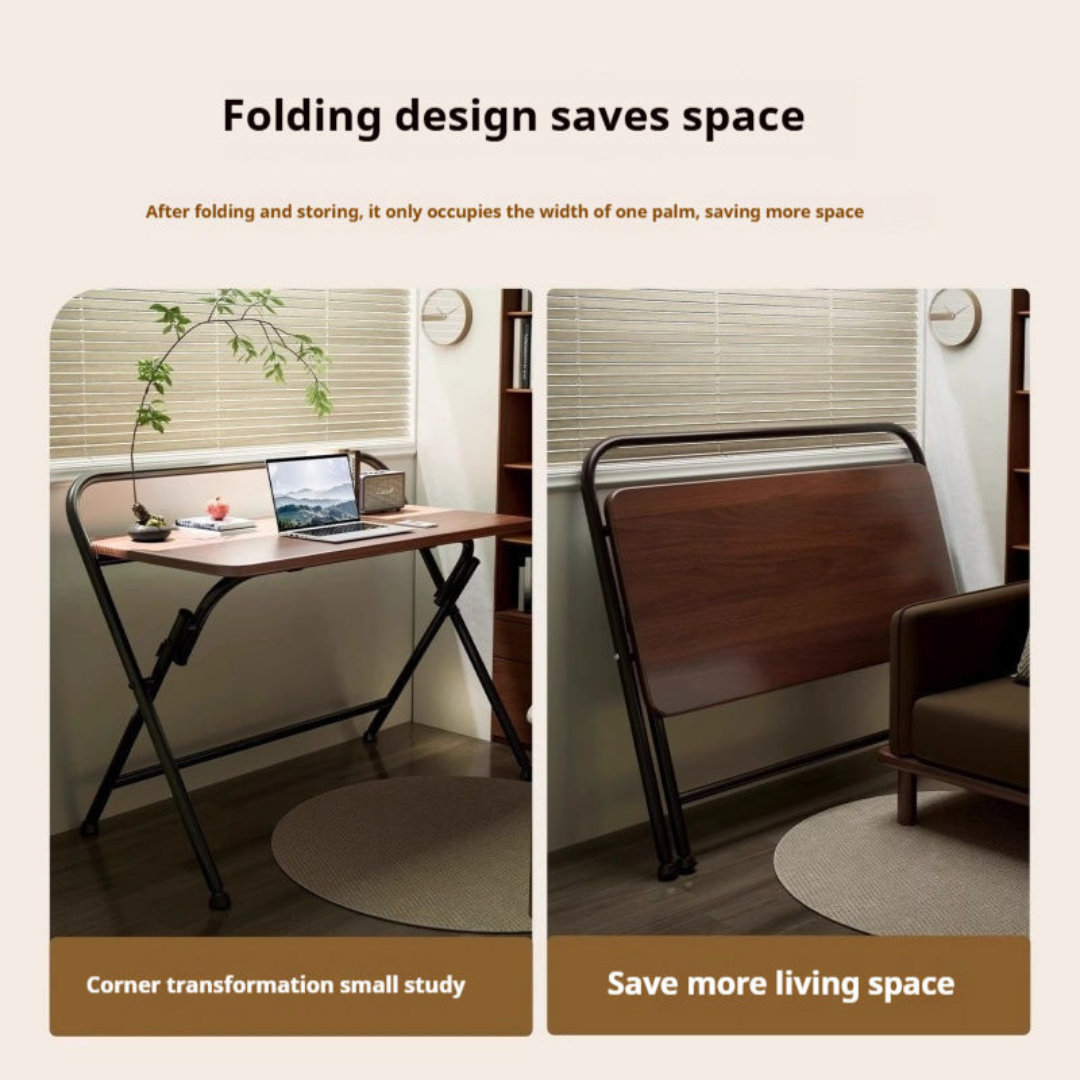 Portable Foldable Office and Study Table with Adjustable Feet