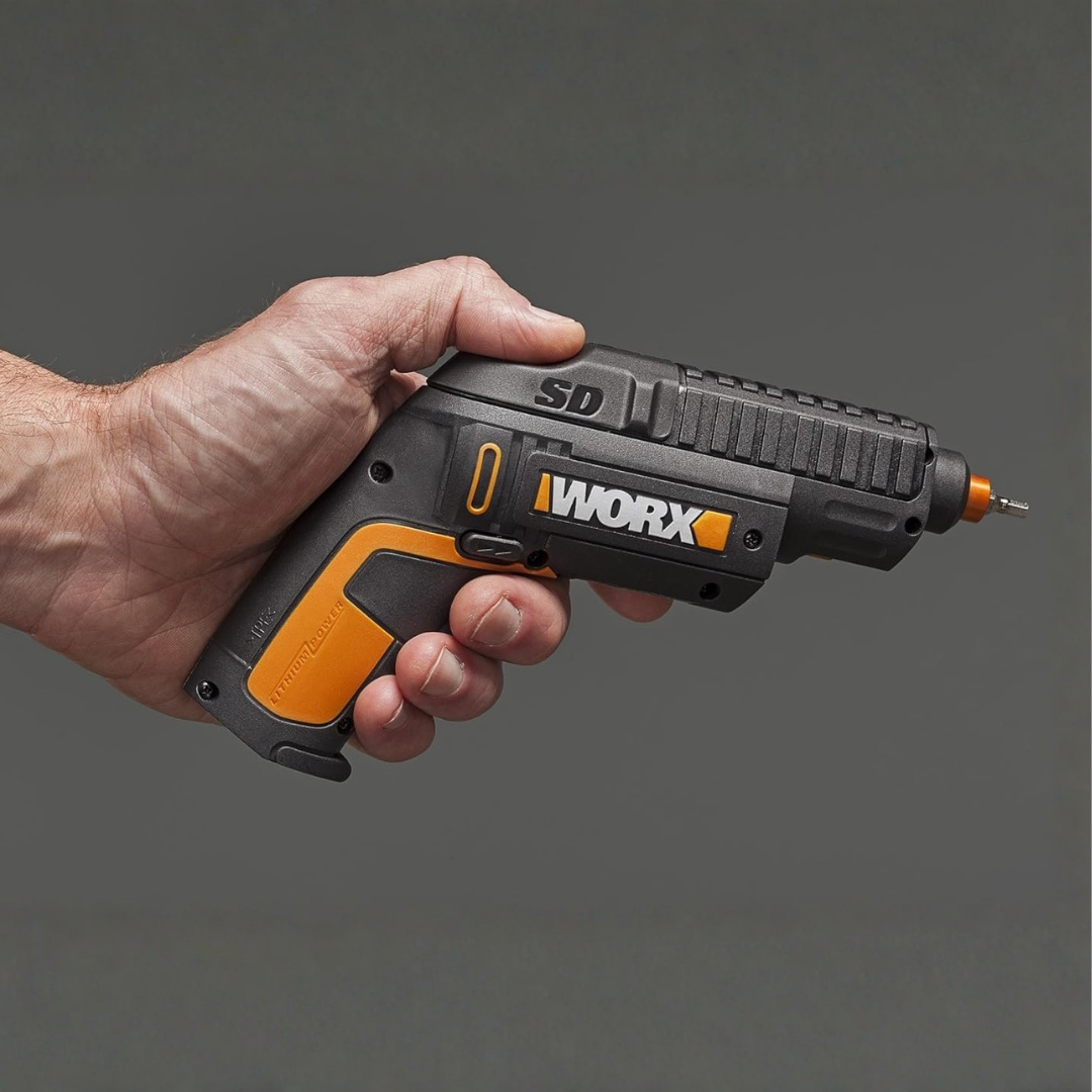 HOMERO Semi Automatic Cordless Electric Revolver Bit Storage 4V Lithium Power Screwdriver