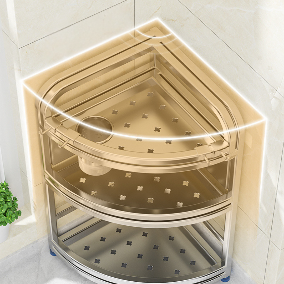 Corner Max Stainless Steel Rack