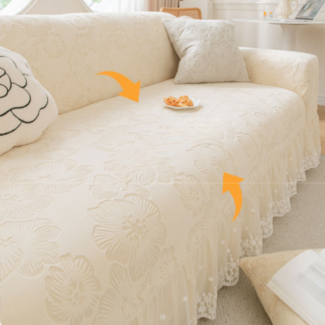 Premium Stretchable Jacquard Full Coverage Sofa Cover