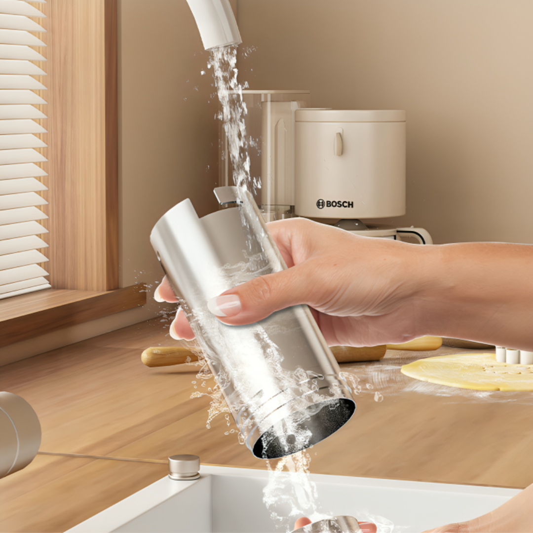 Electric Handheld Pasta and Noodle Maker Machine with 5 Molds