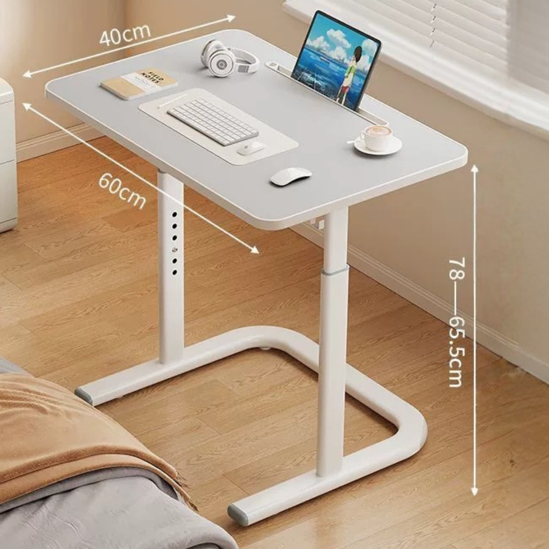 Homero Study Workstation Adjustable Height Mobile Desk