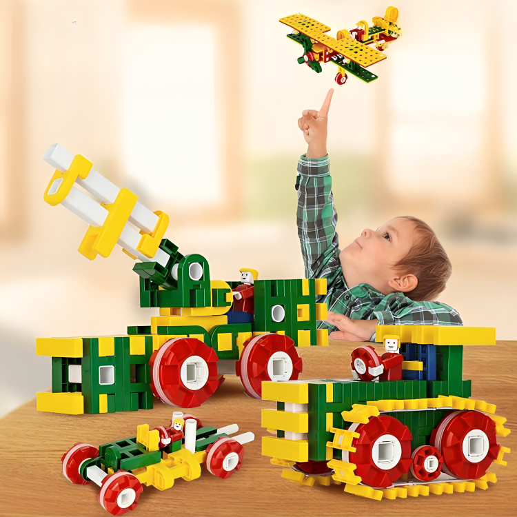 Creative Engineering Construction Block Kit - 200 Pieces