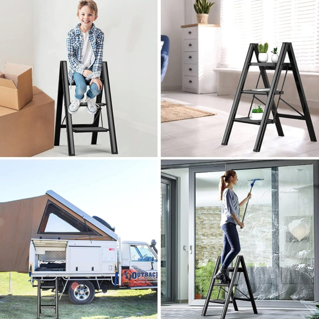 Multipurpose Heavy Duty Non Slip Wide Pedals Step Ladder