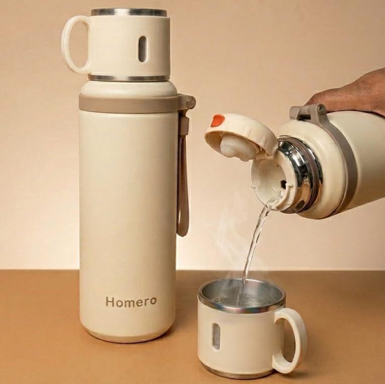 Homero Premium Stainless Steel Thermal Water Bottle - 800ml