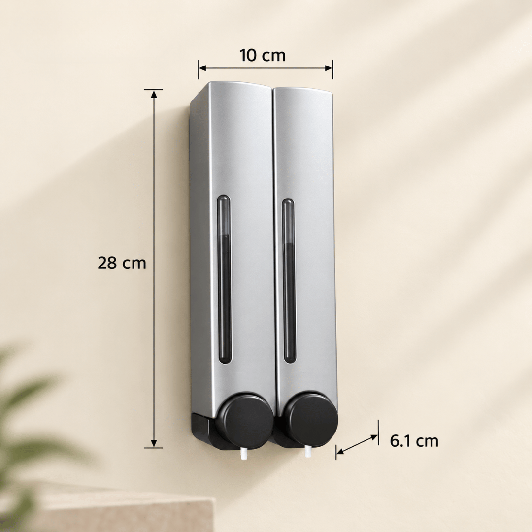 Wall Mounted  Multipurpose Liquid Shampoo Handwash Dispenser