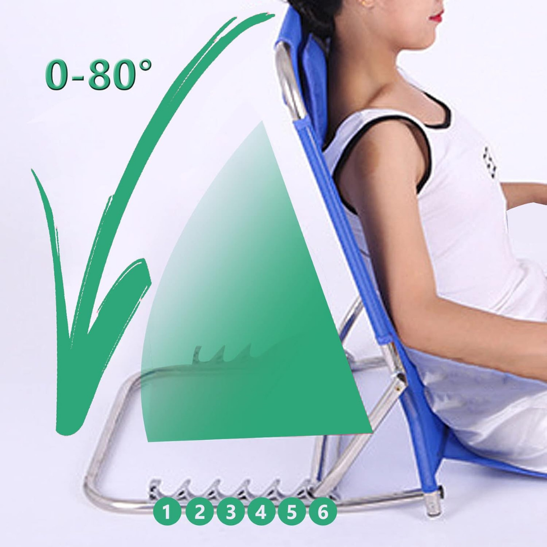 Homero Ergonomic Lumbar Support Adjustable Recliner Bed Backrest Chair with Armrest