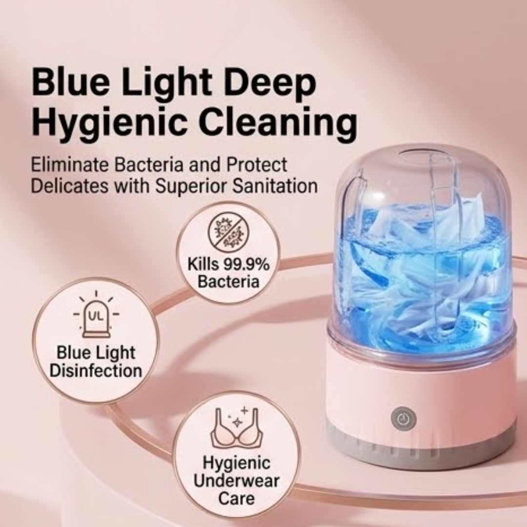 Travel Friendly Wireless Mini Washing Machine