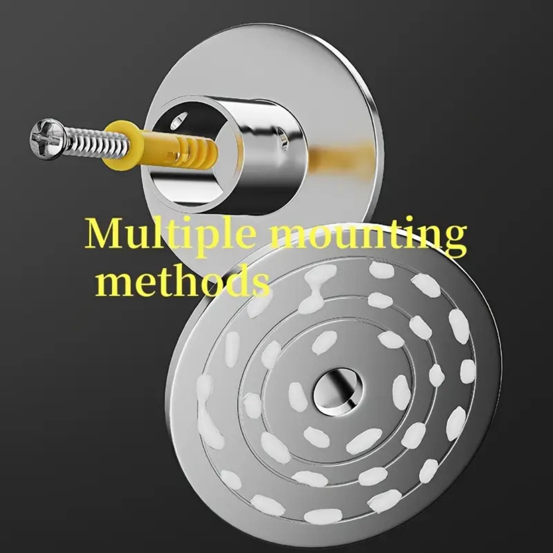 HOMERO Elegant L Shaped Adjustable Stainless Steel Corner Shower Curtain Rod