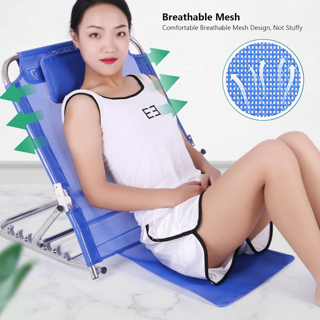 Homero Ergonomic Lumbar Support Adjustable Recliner Bed Backrest Chair with Armrest