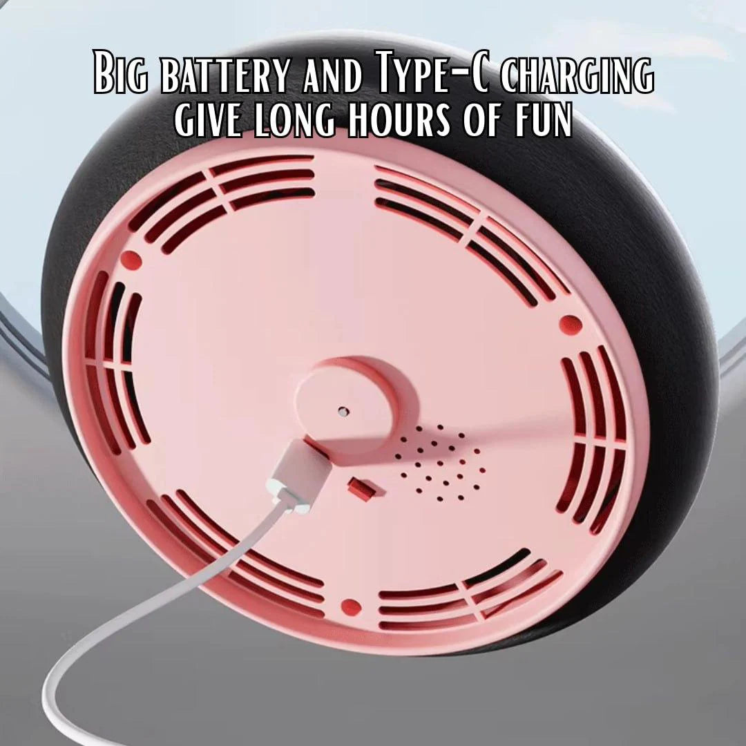 Floating LED Light Music Air Power Rechargeable Football Toy