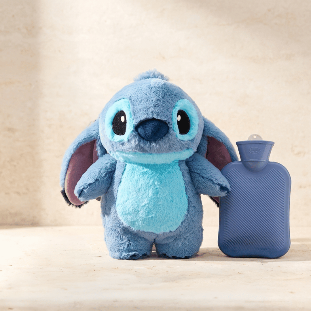 Homero Cartoon Cute Stitch Plush Hot Water Bag