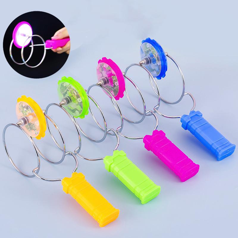 Homero Colorful Light Fun Magnetic Flashing Gyro Wheel Toy Set