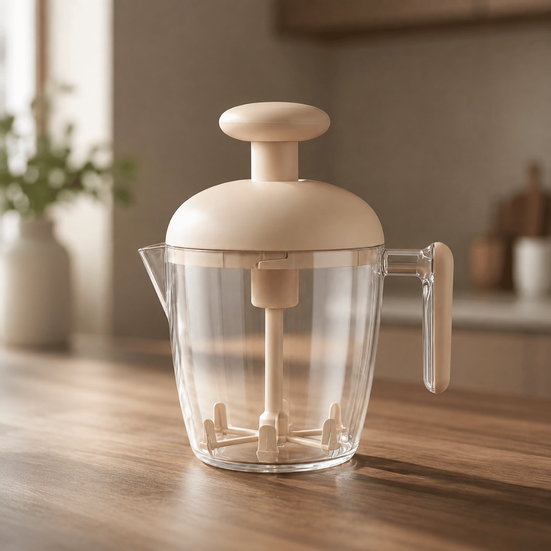 HOMERO Multi-Purpose Ergonomic Design Multi-Blade Manual Egg Mixer