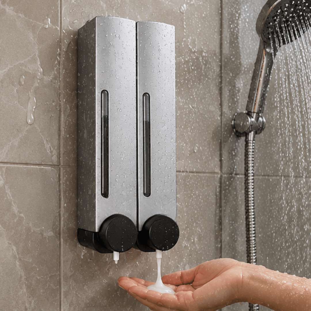 Wall Mounted  Multipurpose Liquid Shampoo Handwash Dispenser