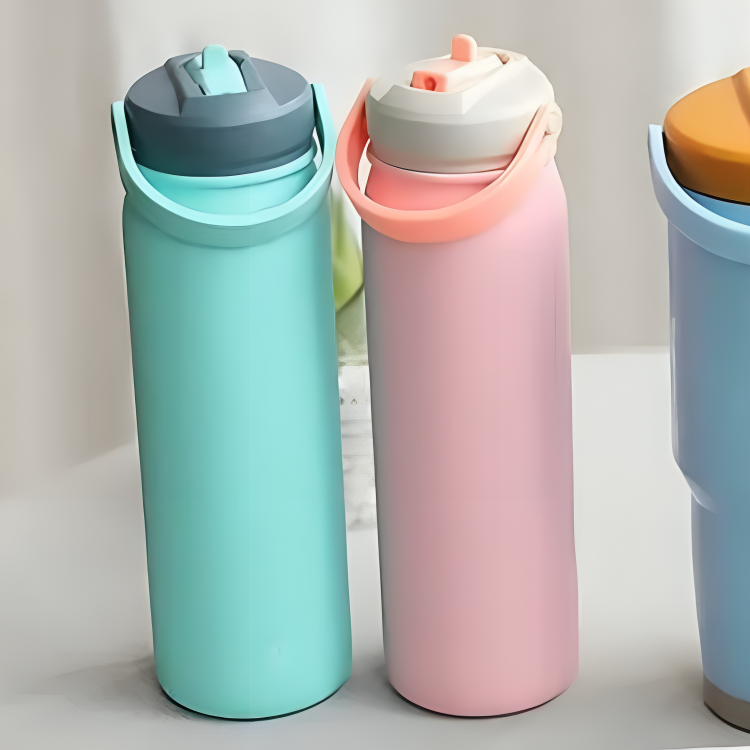 HOMERO Stainless Steel Insulated Leakproof Fruit Infuser Double Layer Water Bottle Leakproof Fruit Infuser Double Layer-  720ml