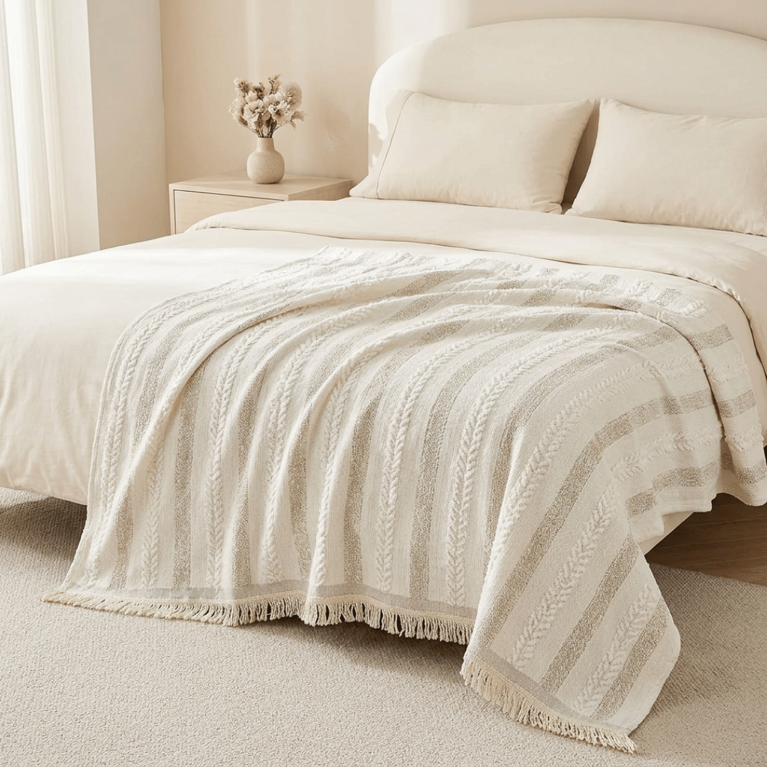 Luxury Reversible Wrinkle Resistant Throw Chenille Sofa Cover
