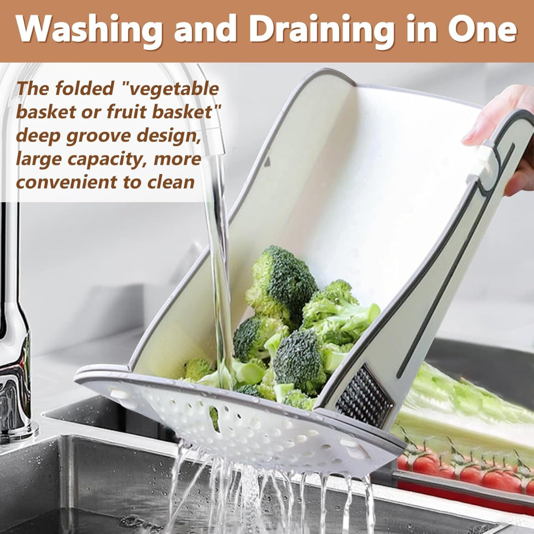 Homero 6 In 1 Multipurpose Foldable Kitchen Chopping Board