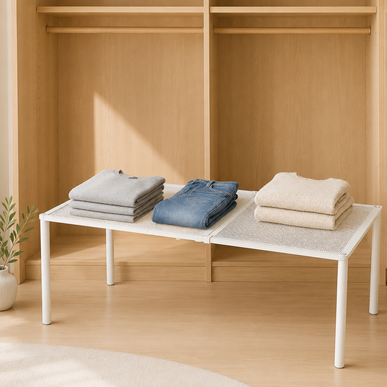 Smart Expandable Divider for Wardrobes, Closets & Cabinets