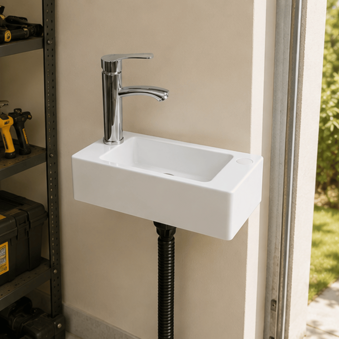Compact Wall Mounted Mini Plastic Hand Wash Basin