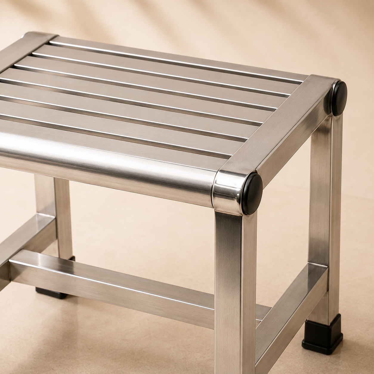 Homero Multipurpose Heavy-Duty Non Slip Stainless Steel Stool