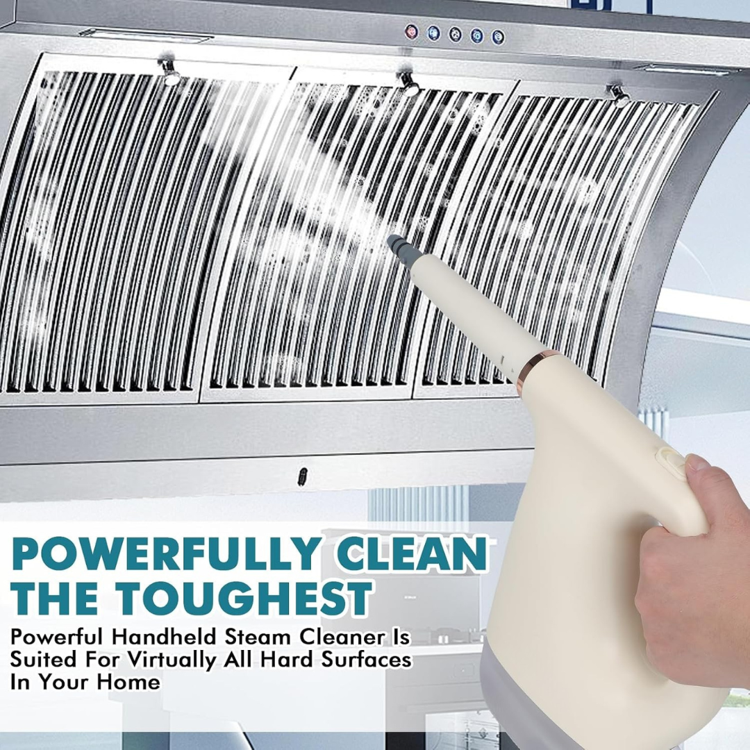 Portable Handheld Chemical Free Powerful Steam Cleaning Set