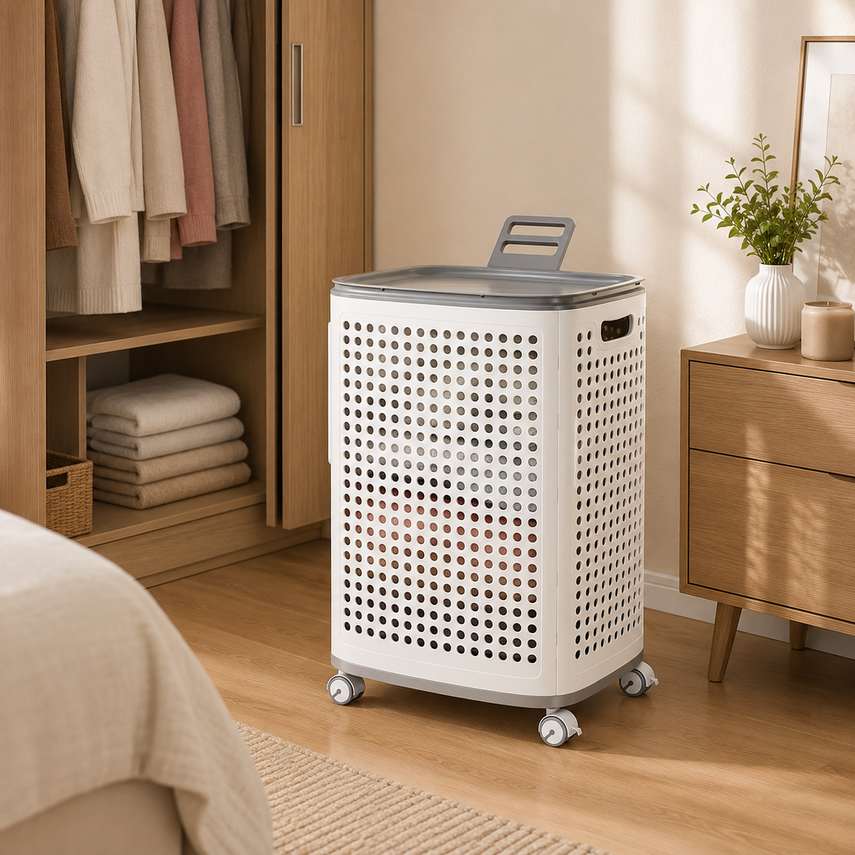 Multi Purpose Laundry Storage Basket with Wheels