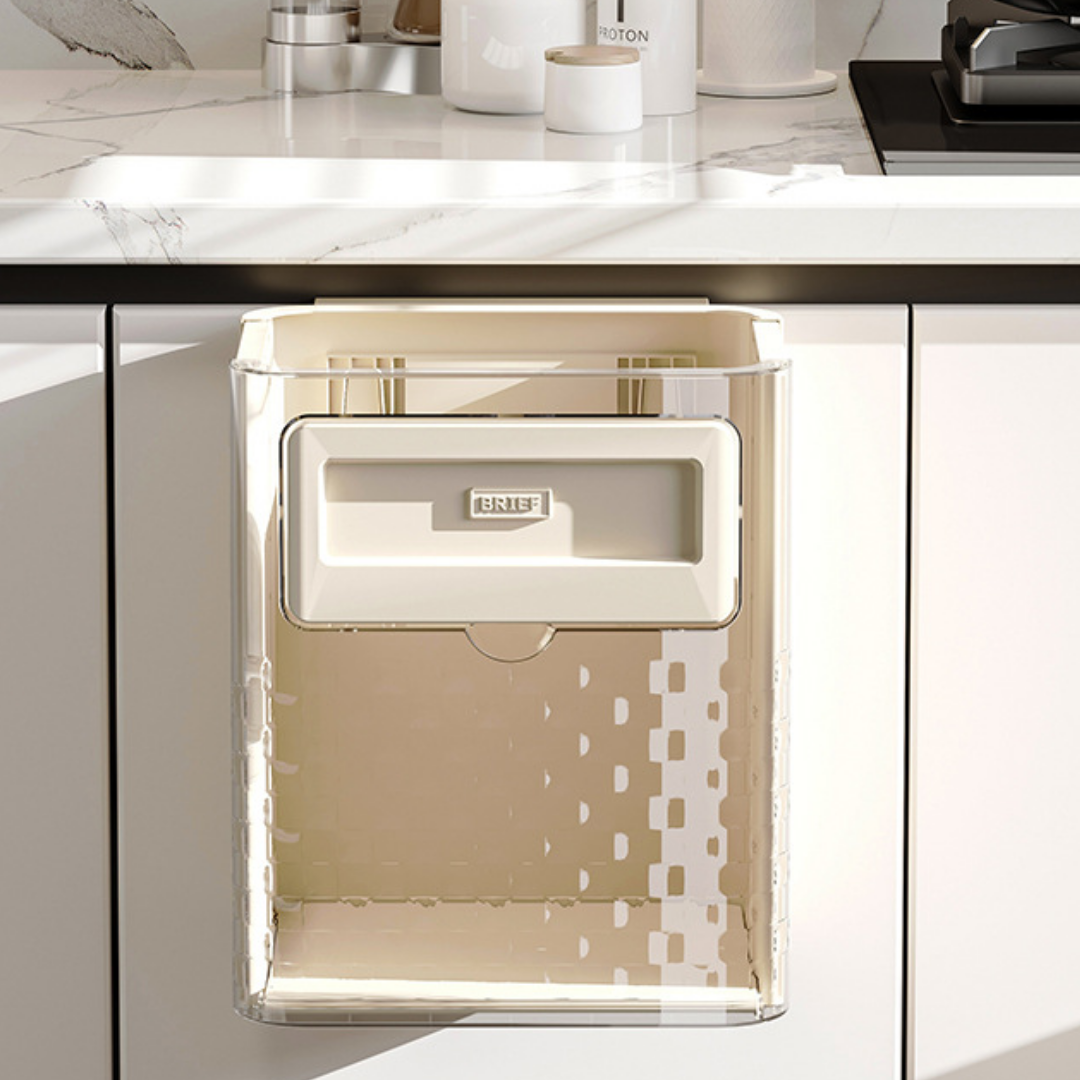 Wall-Mounted Foldable Trash Can