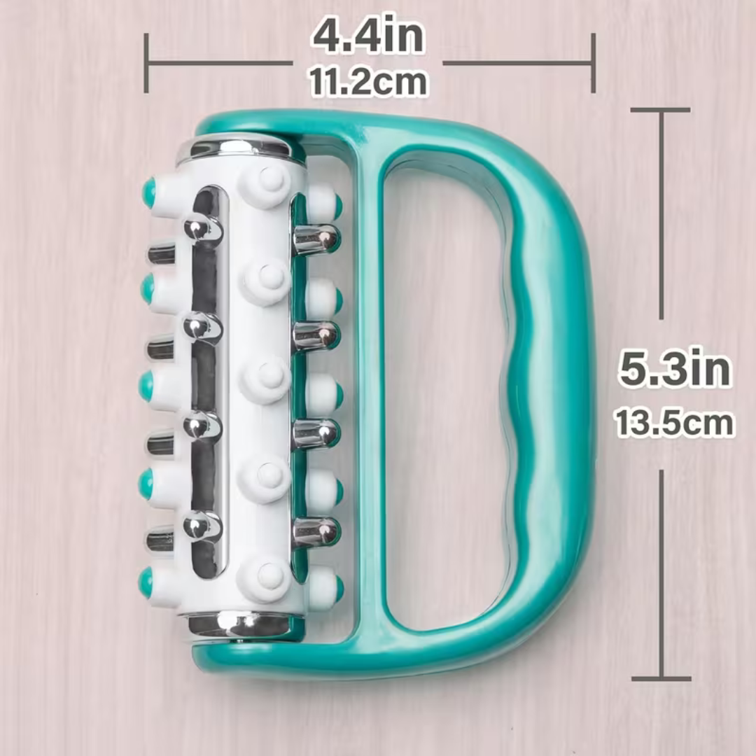 Ergonomic Handheld Massage Roller Full Body Rolling Massager