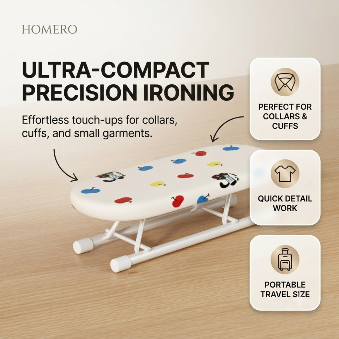 Foldable Mini Tabletop Ironing Board