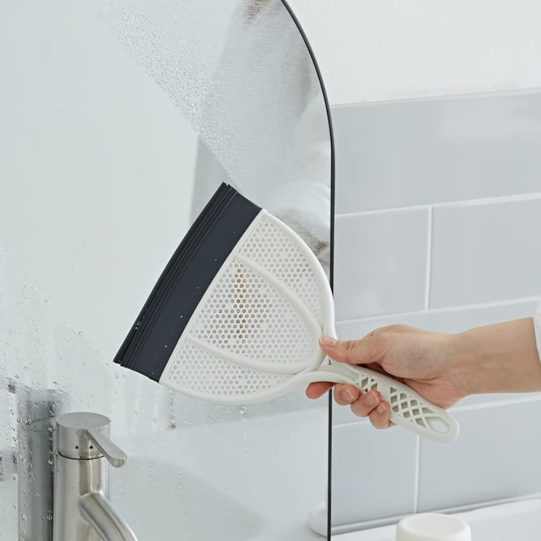 Multi Purpose Silicone Squeegee Brush Dustpan Cleaning Kit