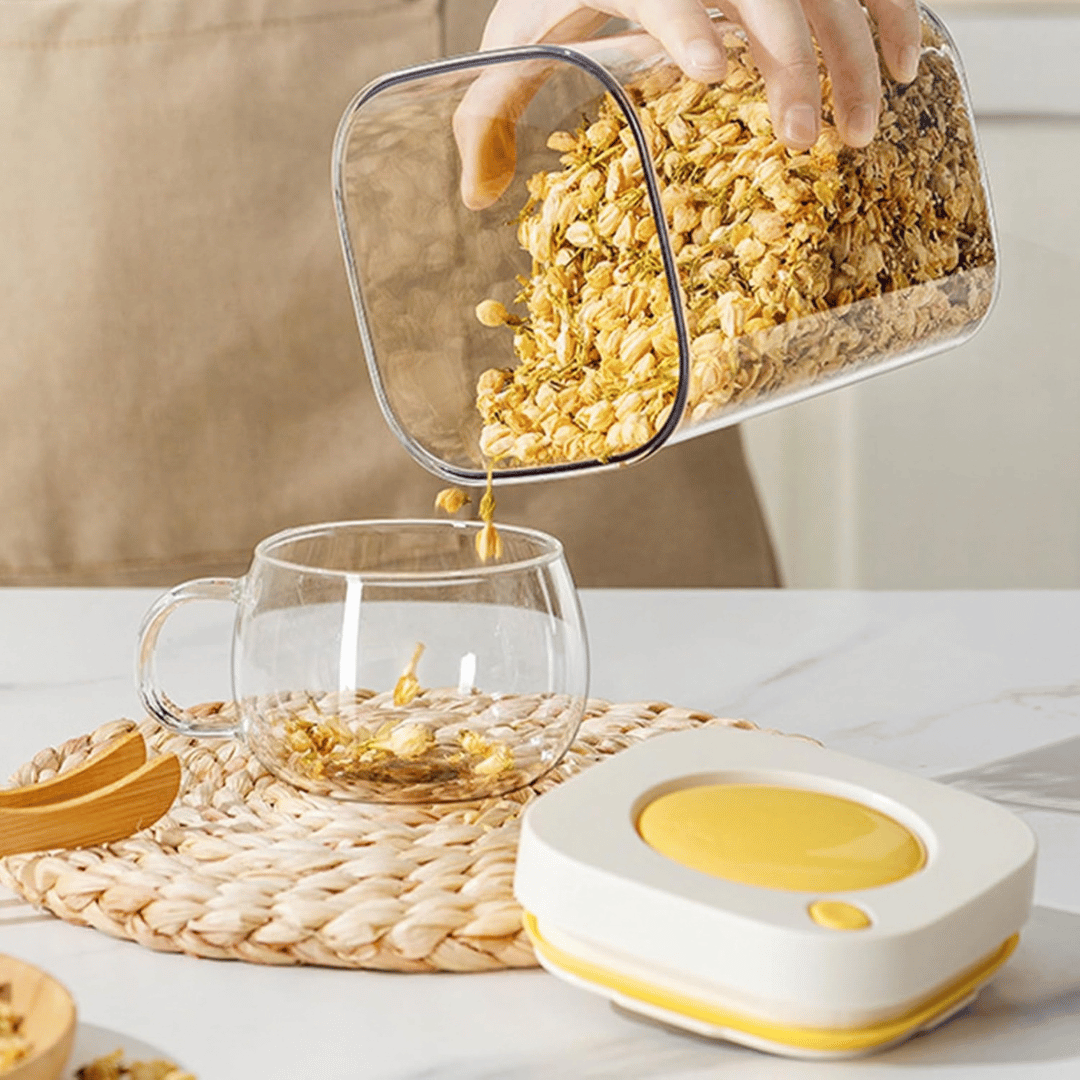 One Press Vacuum Airtight Food Storage Container
